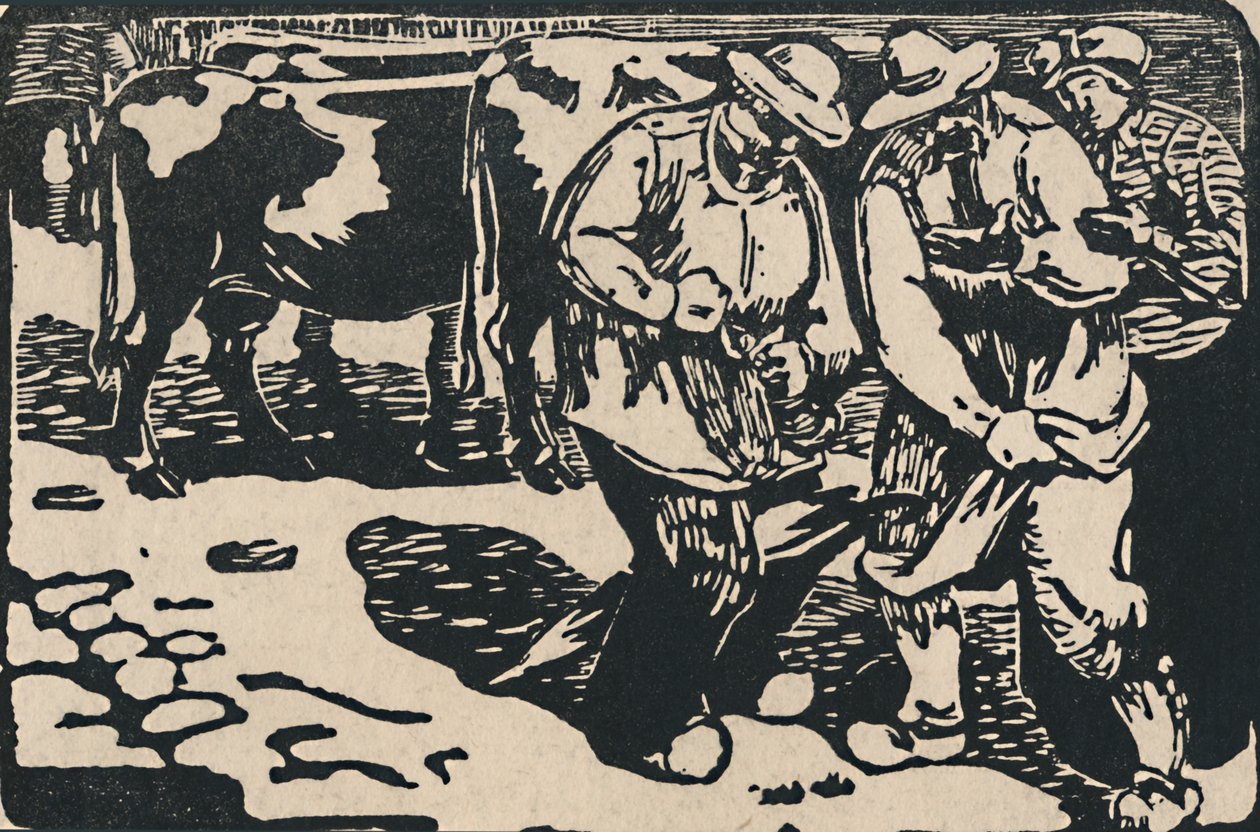 سوق أوفرن - من Au Pied Des Puys ، 1919 بواسطة موريس بوسيت