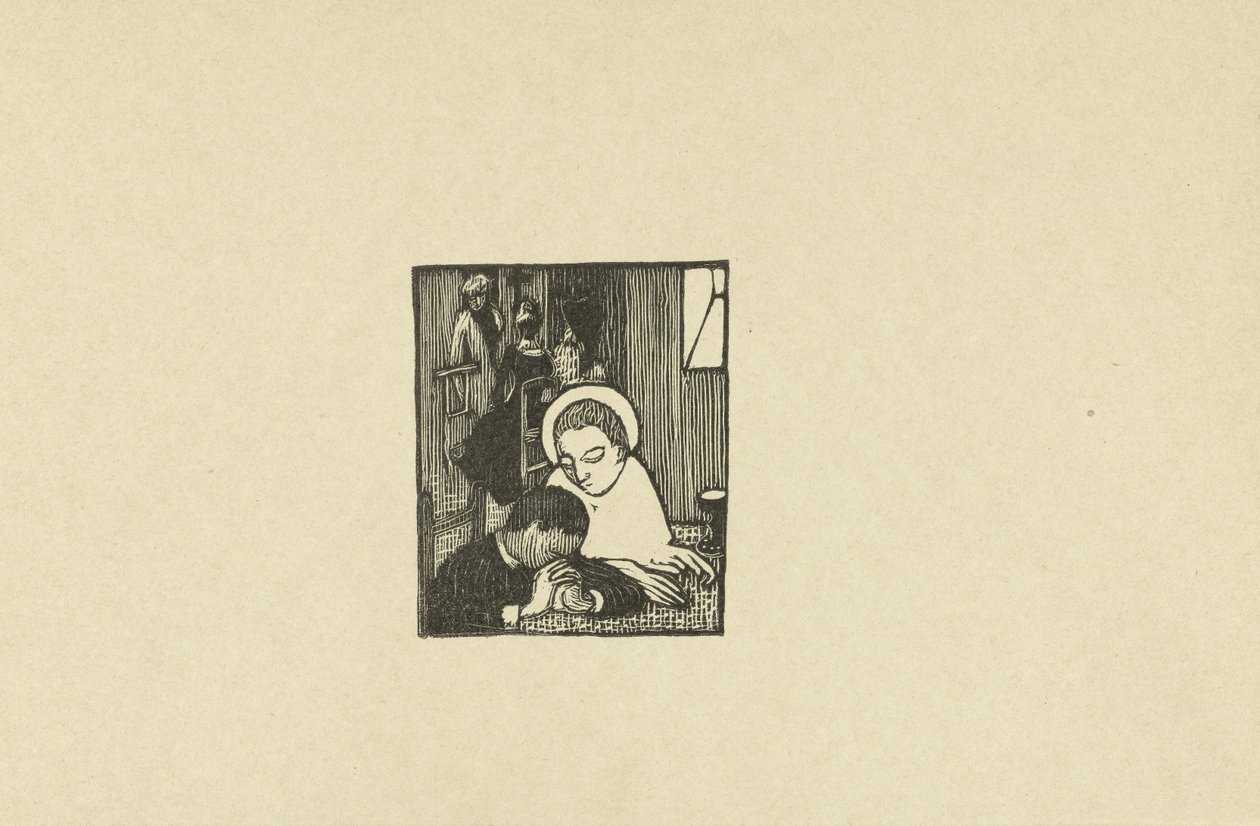 Illustratie bij gedicht in dichtbundel Sagesse van Paul Verlaine نوعان من الأخشاب الجديدة لـ Sagesse بواسطة Paul Verlaine المحاكمة (عنوان المسلسل) بواسطة موريس دينيس
