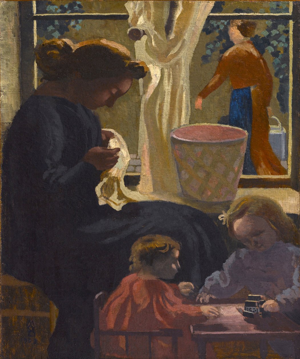 العلاقة الحميمة أو Ravaudeuse في النافذة ، 1903. بواسطة موريس دينيس