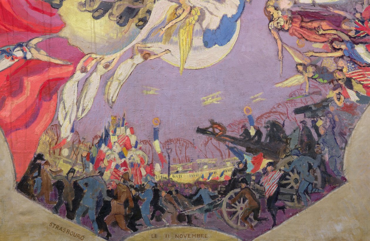 انتصار 1918، تفصيل (زيت على قماش) بواسطة موريس دينيس