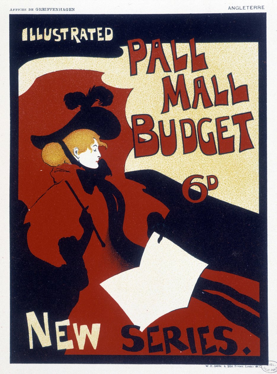 ملصق لـ "Illustrated Pall Mall" " بواسطة موريس غريفنهاغن