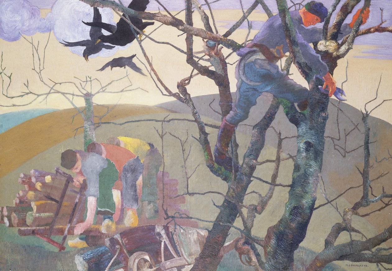The Wood Gatherers (زيت على قماش) بواسطة موريس لانجاسكينز