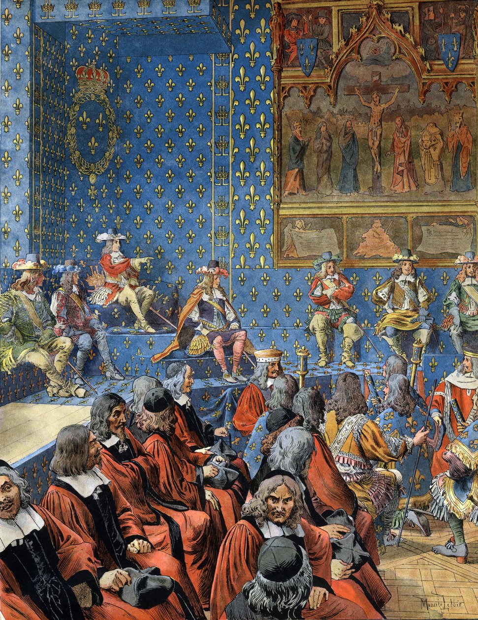 لويس الرابع عشر ، المعروف باسم Le Roi-Soleil (الملك سولي أو لويس العظيم بواسطة موريس ليلوار