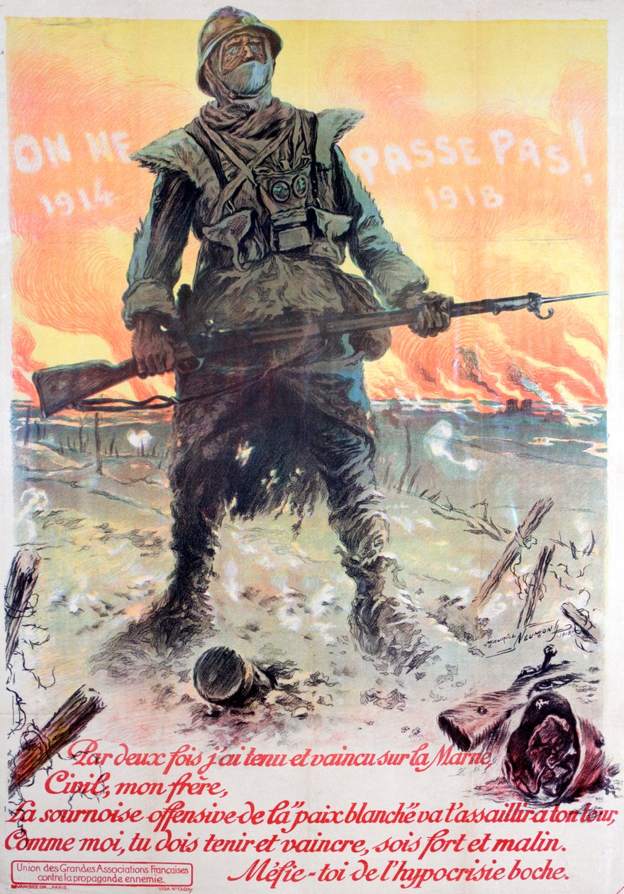 لن يمروا! 1914-1918 ، 1918 بواسطة موريس نيومونت