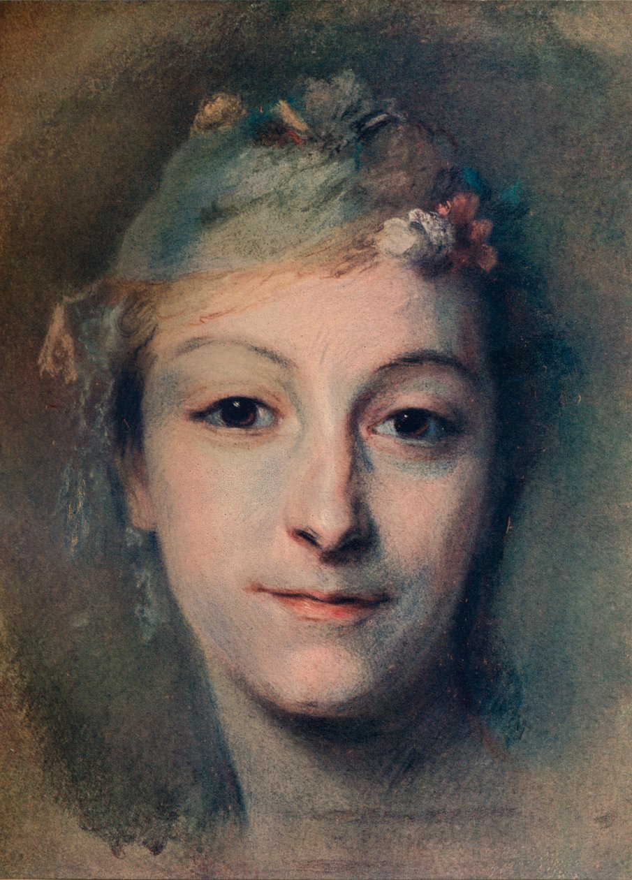 Mademoiselle Fel ، c1756 بواسطة موريس كوينتين دي لا تور