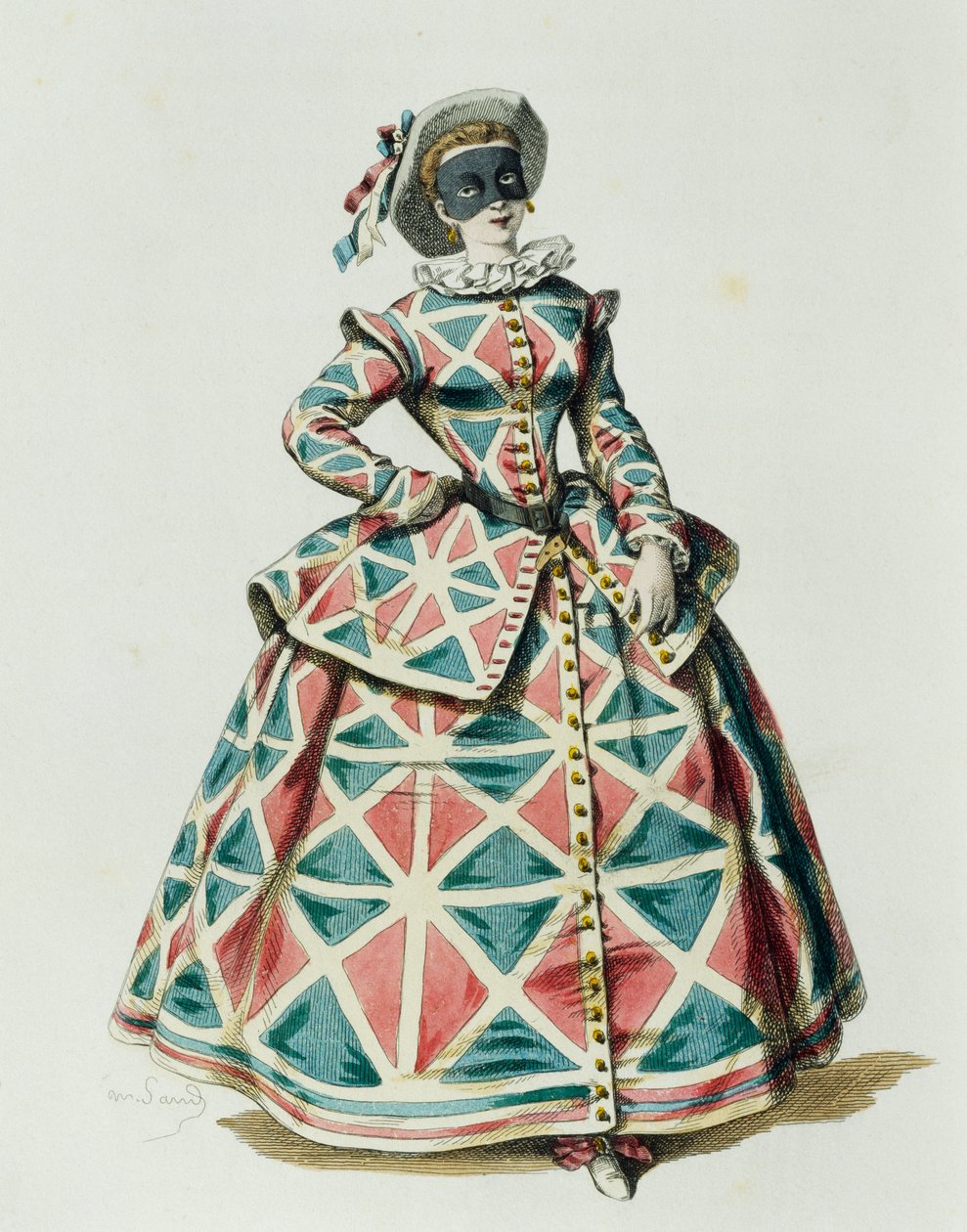Arlecchina بواسطة موريس ساند (1823-1889) بواسطة موريس ساند