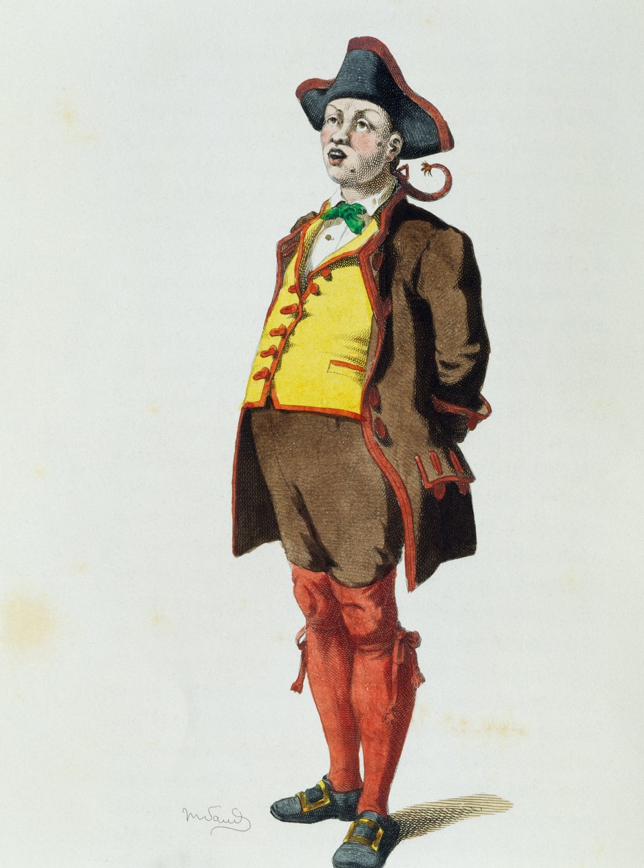 Gianduja في عام 1858 ، بواسطة موريس ساند (1823-1889) بواسطة موريس ساند