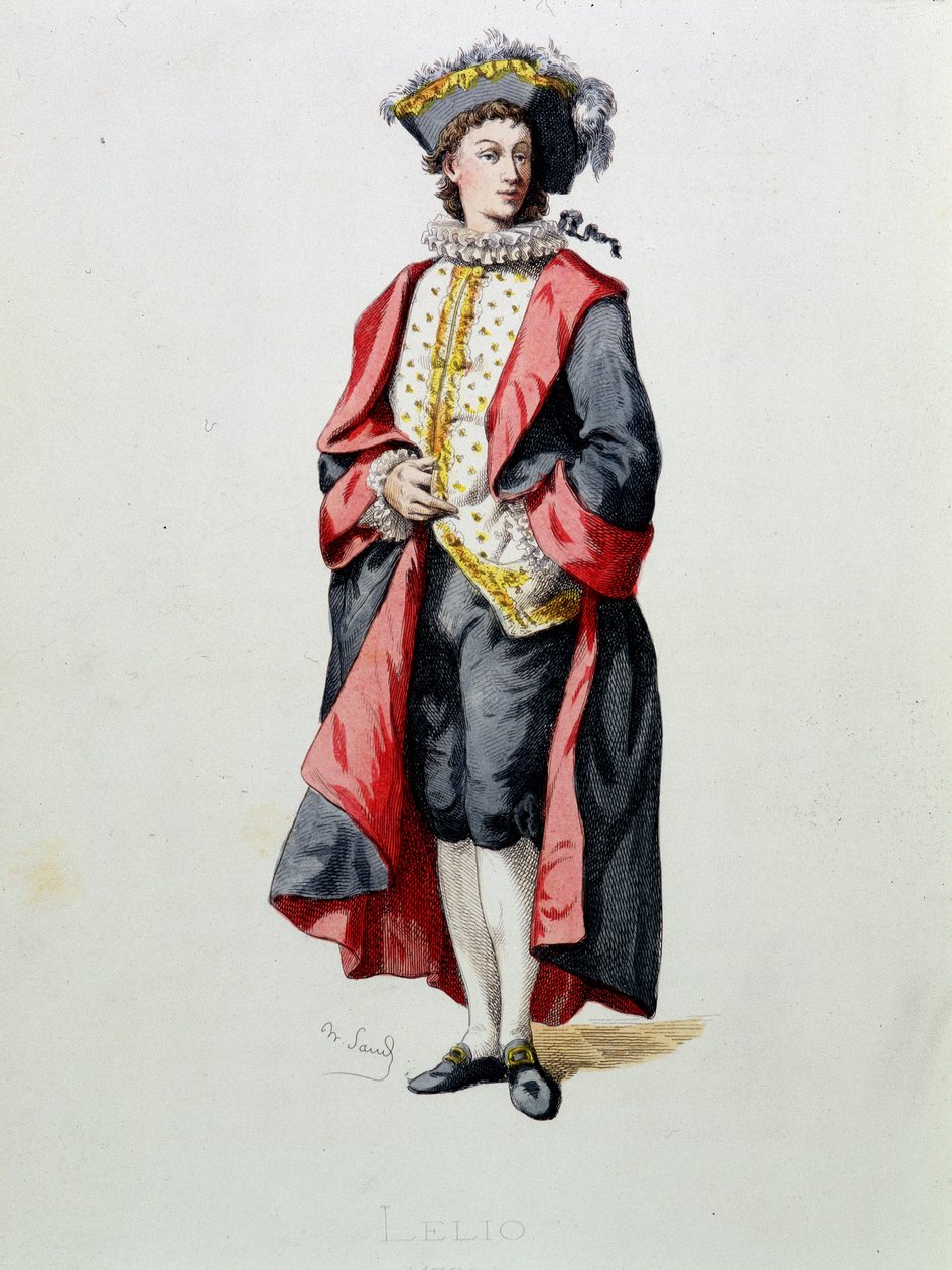 يستمد ليليو من "Masques et bouffons" (الكوميديا الإيطالية) ، والنصوص والرسومات التي كتبها موريس ساند (1823-1890) ، ونقوش بقلم أ.مانسو ، ومقدمة بقلم جورج ساند ، باريس ، ميشيل ليفي فرير بواسطة موريس ساند