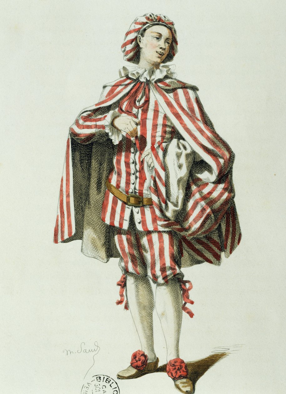 Mezzetino ، بواسطة موريس ساند (1823-1889) بواسطة موريس ساند