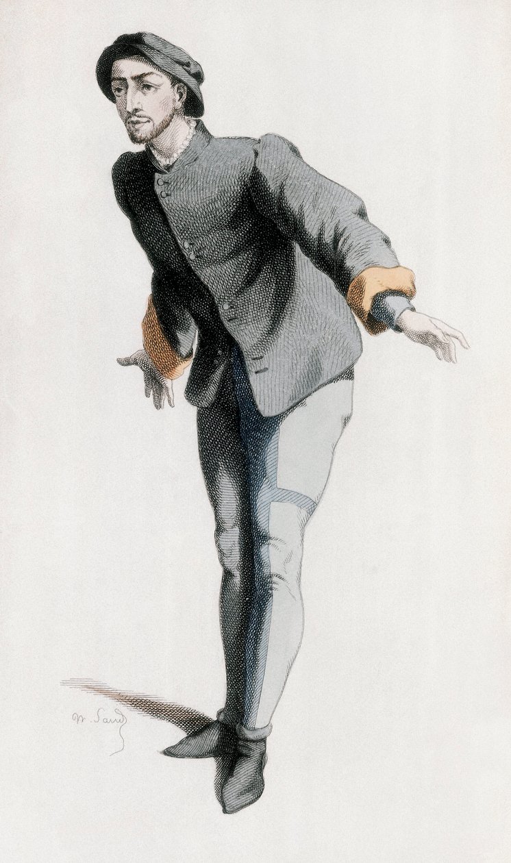 Ruzzante ، شخصية Commedia dell'arte بواسطة موريس ساند