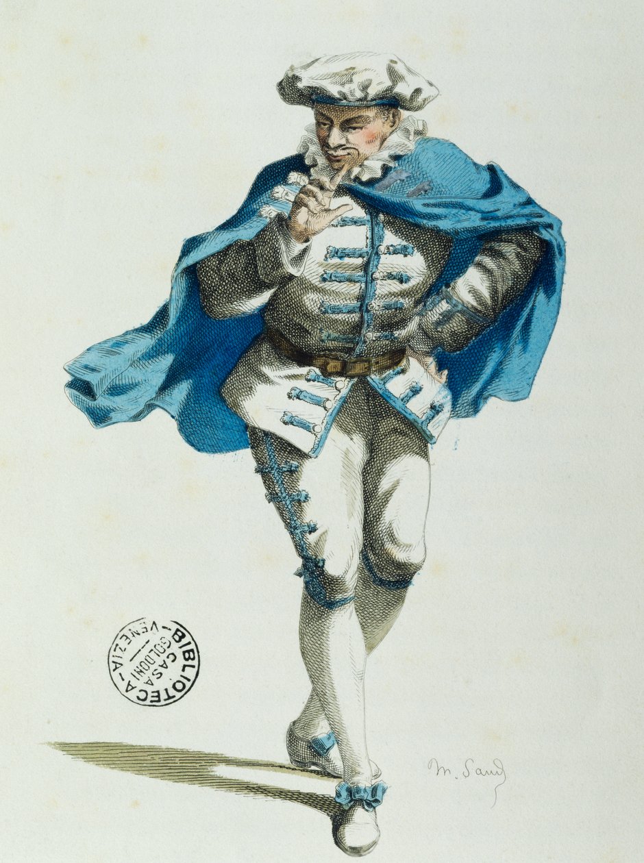 Scapino (colour litho) بواسطة موريس ساند