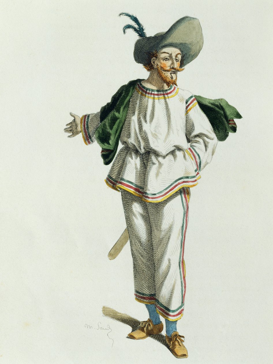 تابارينو في عام 1618 ، بواسطة موريس ساند (1823-1889) بواسطة موريس ساند