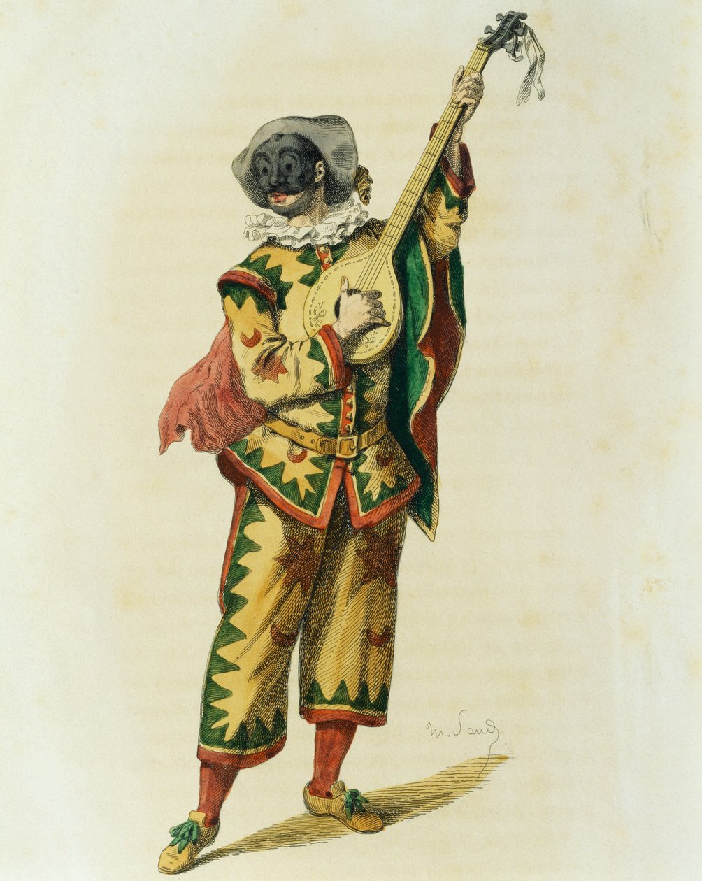 Trivellino في عام 1645 ، بواسطة موريس ساند (1823-1889) بواسطة موريس ساند