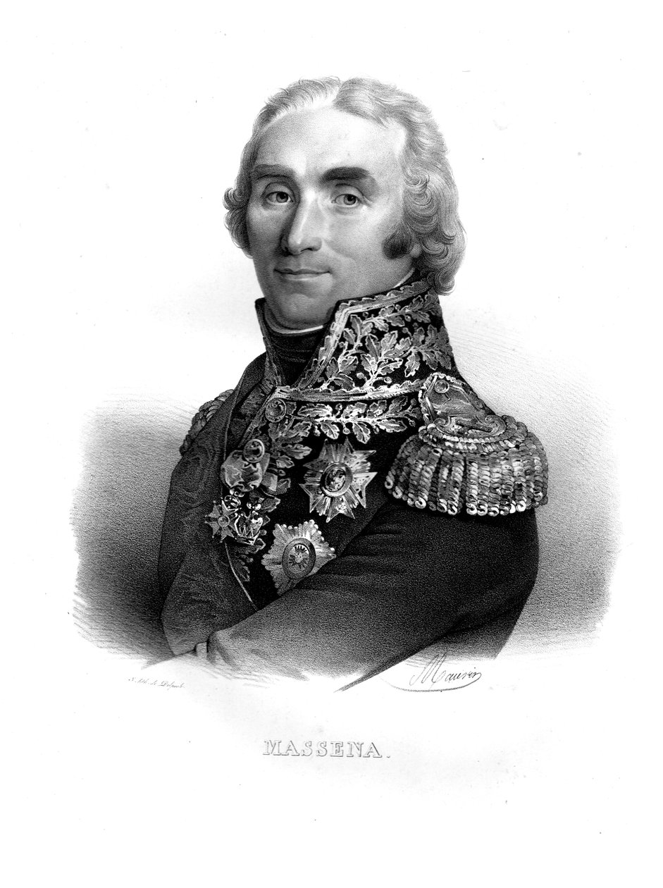 أندريه ماسينا ، c1820 بواسطة مورين