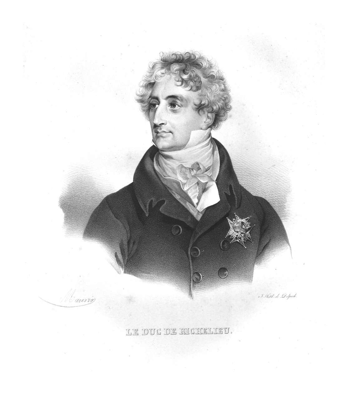 أرماند إيمانويل دي فيجنيرو دو بليسيس ، 1820s بواسطة مورين