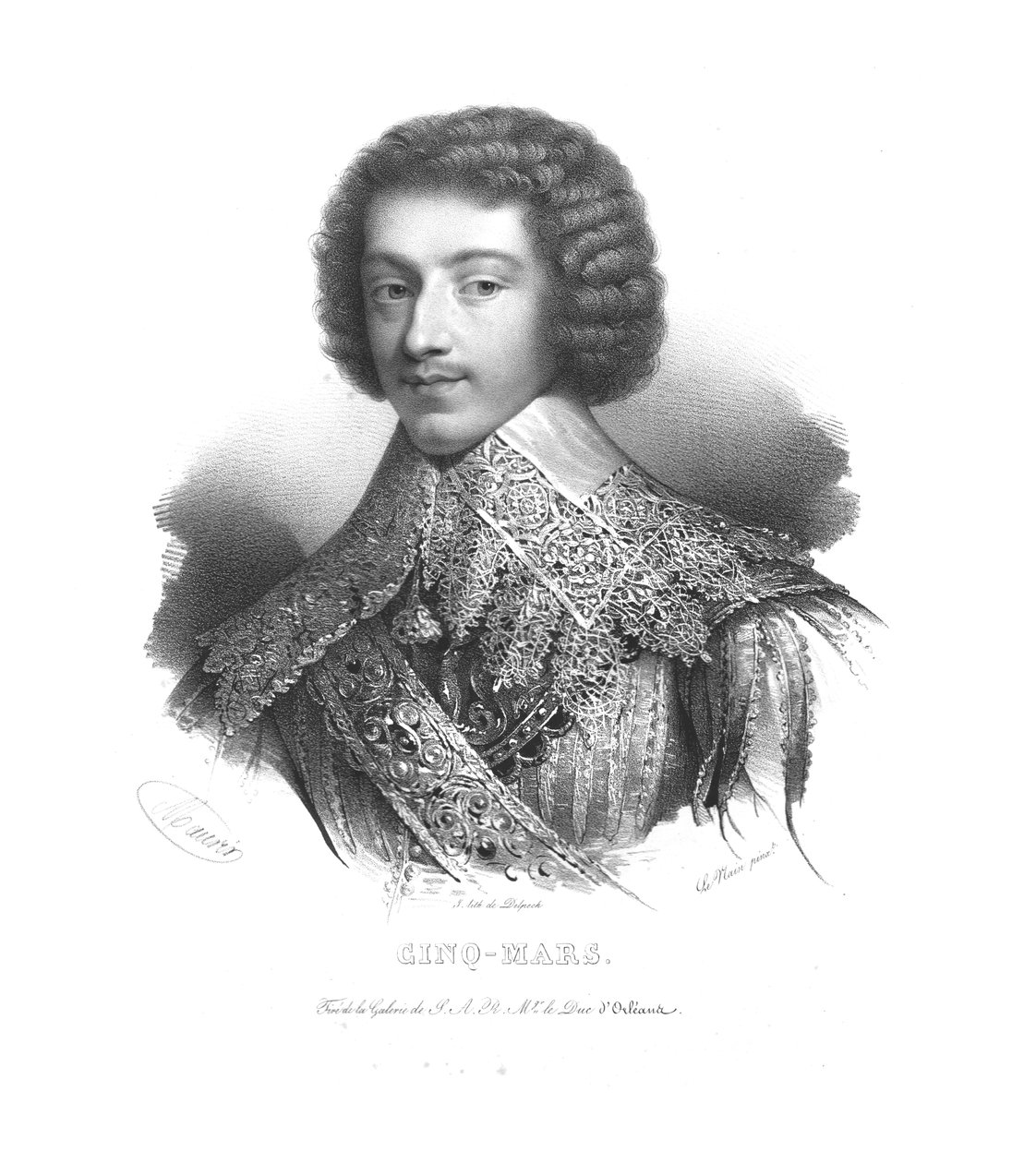 هنري كوافير دي روزي ، ماركيز سينك مارس ، c1820s. بواسطة مورين