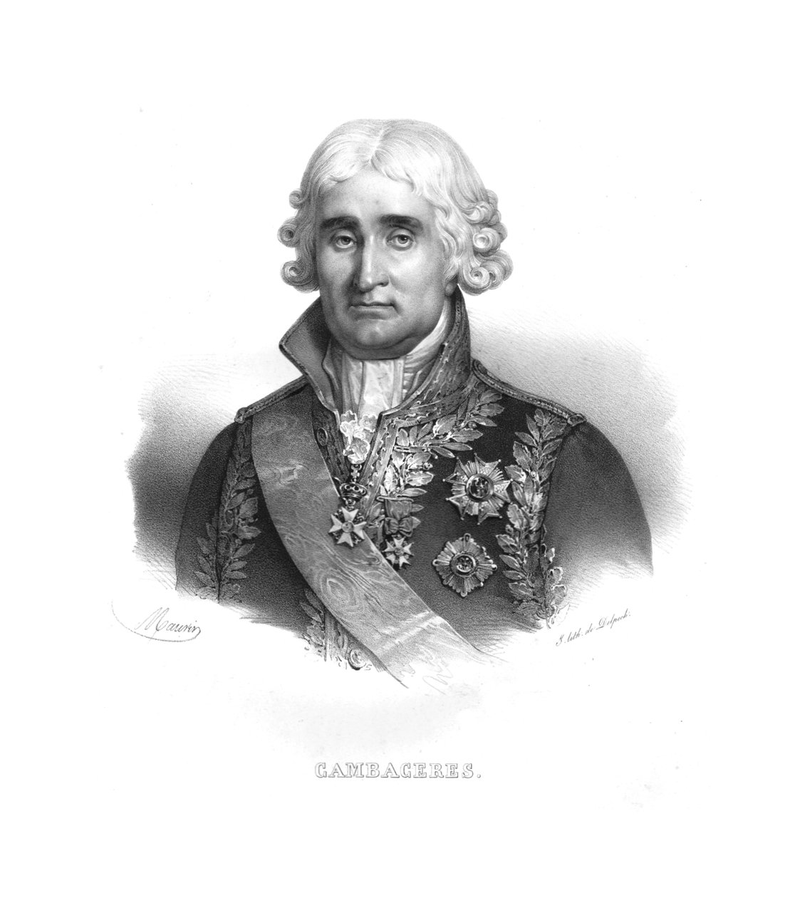 جان جاك ريجيس دي كامباسيريس ، c1820s. بواسطة مورين