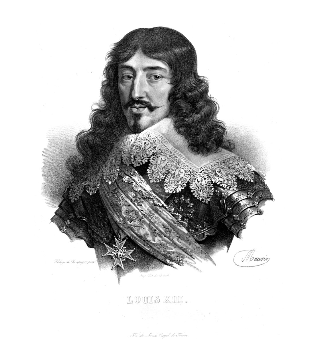 الملك لويس الثالث عشر من فرنسا ، c1820s بواسطة مورين