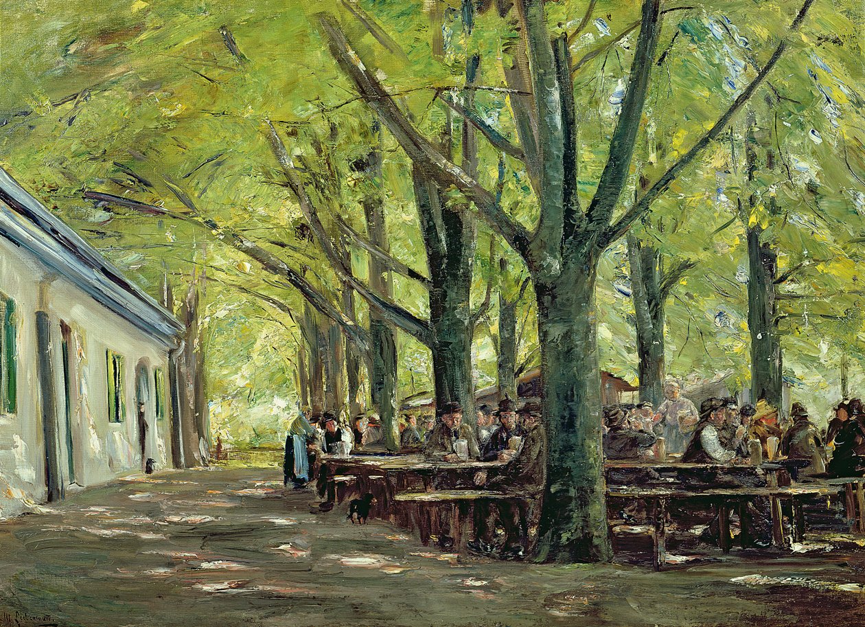 A Country Brasserie ، براننبرغ ، بافاريا ، 1894 بواسطة ماكس ليبرمان