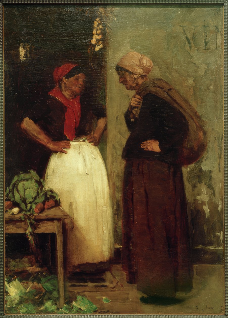 Greengrocer - مشهد السوق بواسطة ماكس ليبرمان