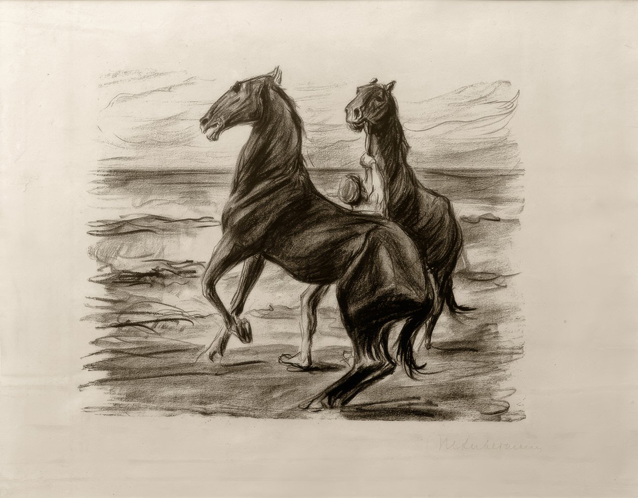 M.Liebermann ، الخيول الصاعدة بواسطة ماكس ليبرمان