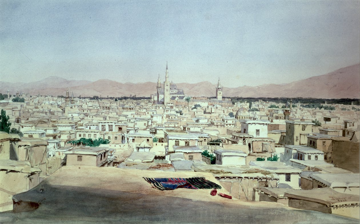دمشق ، 1844 (مرحاض) بواسطة ماكس شميدت