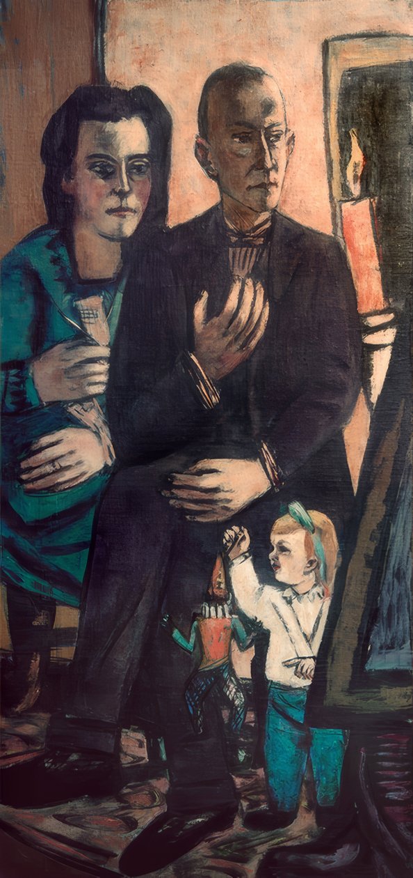 Familienbild Lütjens بواسطة ماكس بيكمان