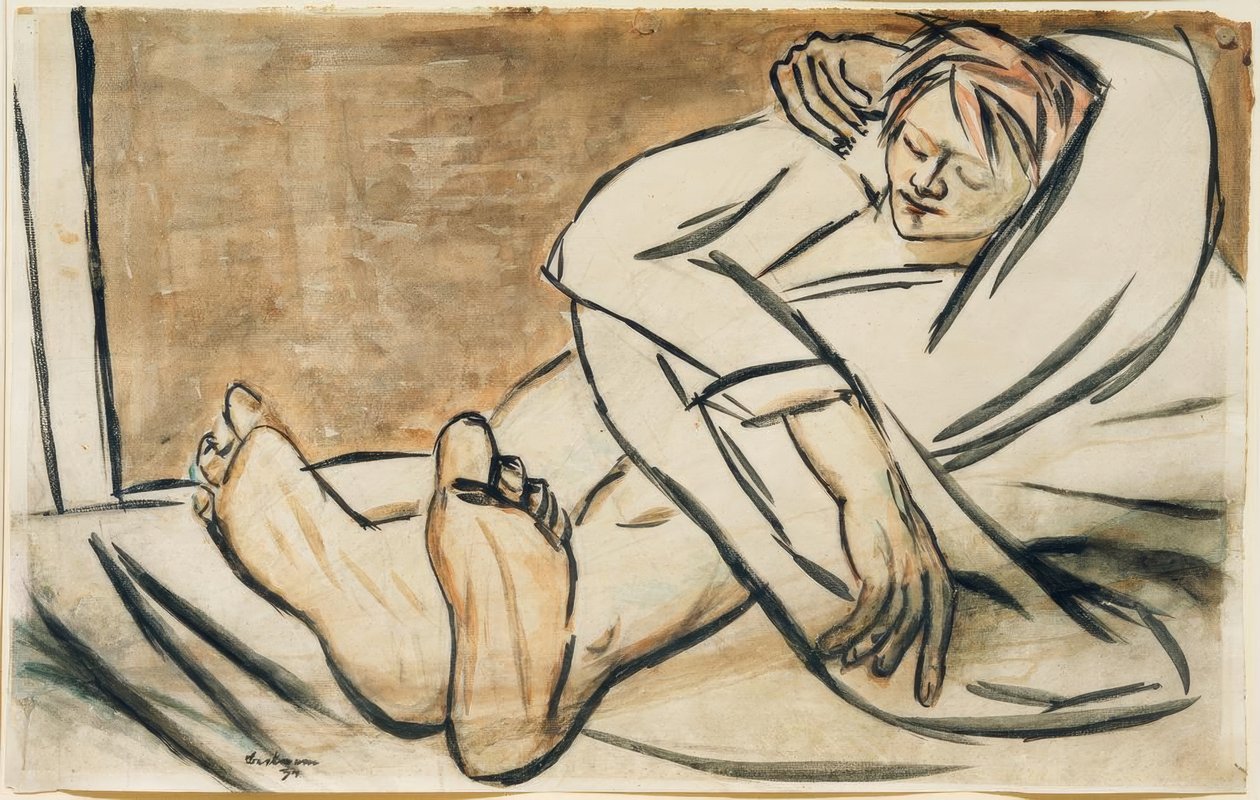 Peter, liegend بواسطة ماكس بيكمان