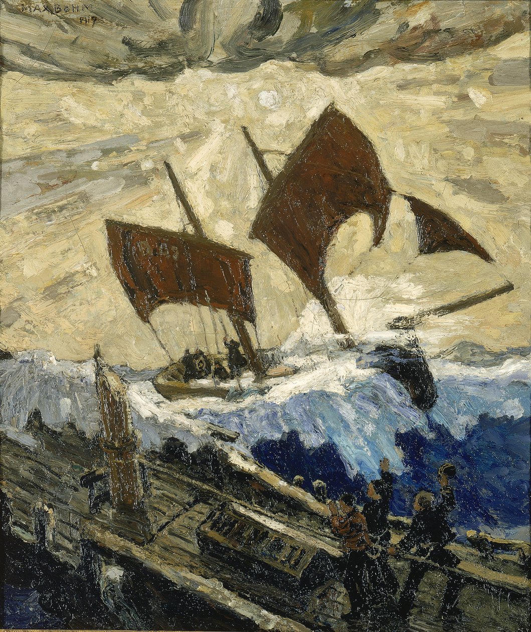حادثة على القناة الإنجليزية عام 1919. بواسطة ماكس بوم