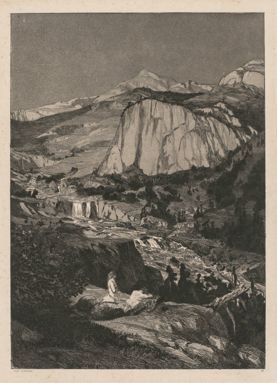 Intermezzo: Moonlit Night Opus IV ، 5 ، 1881. بواسطة ماكس كلنجر