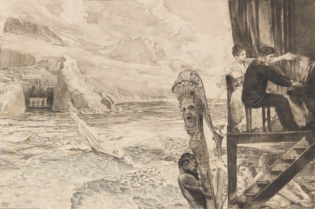 Opus XII ، برامز فانتسي ، 1894. بواسطة ماكس كلنجر