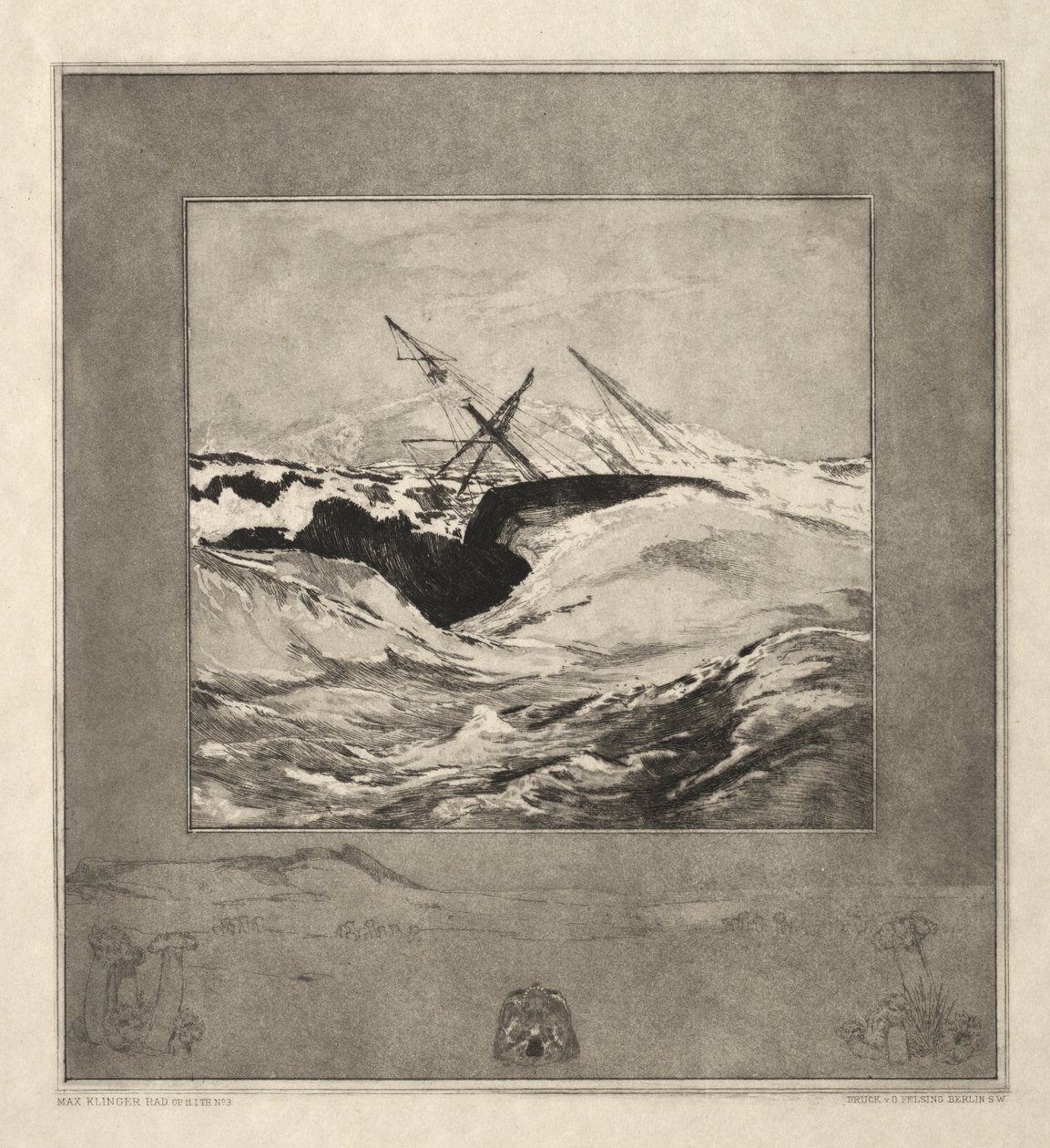 Vom Tode I ، (Opus II ، 1889) No. 3 بواسطة ماكس كلنجر
