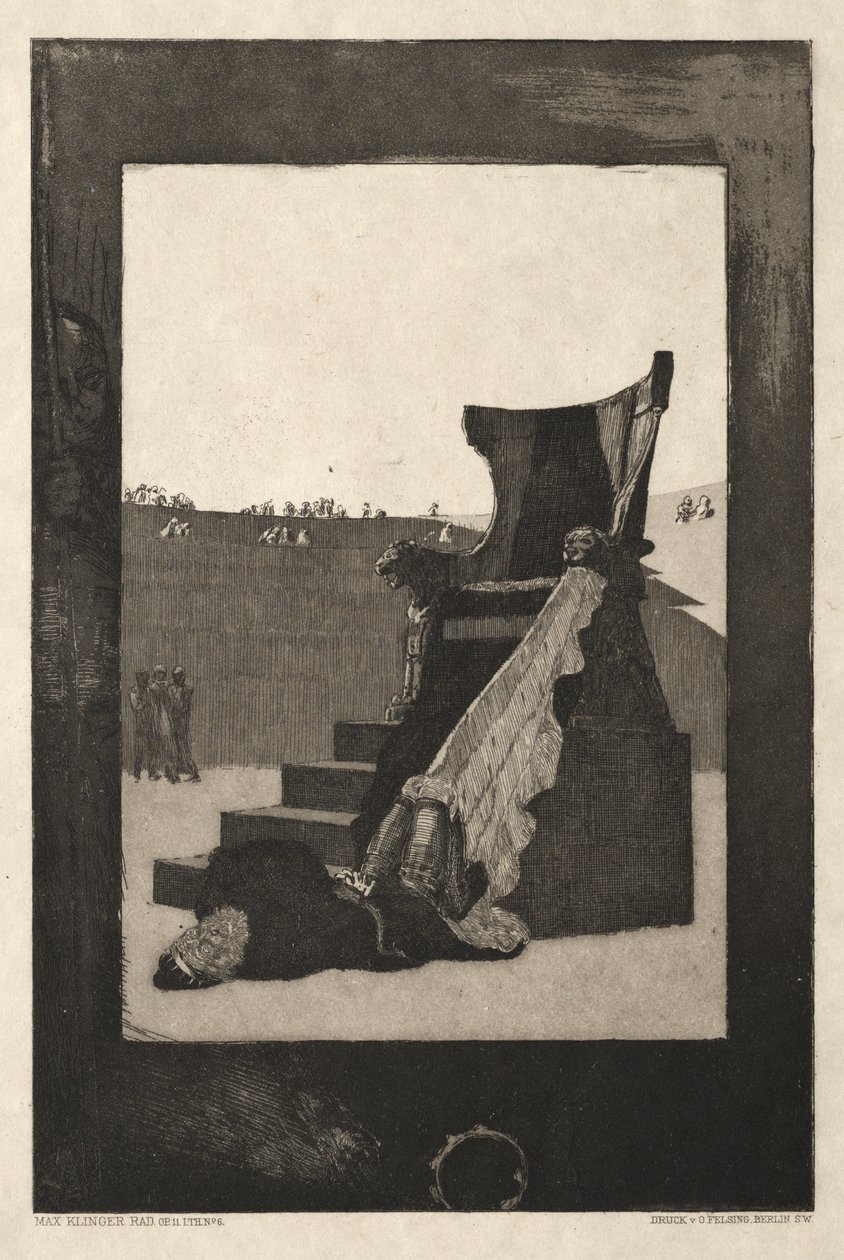 Vom Tode I ، (Opus II ، 1889) No. 6 بواسطة ماكس كلنجر