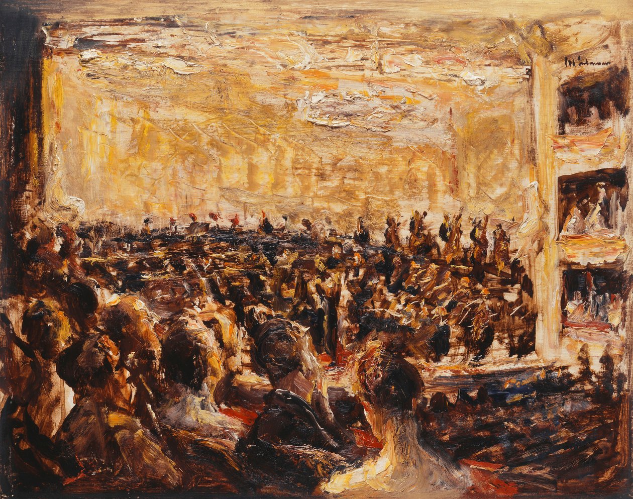 حفل موسيقي في الأوبرا. حفلة في الأوبرا ، 1923 بواسطة ماكس ليبرمان