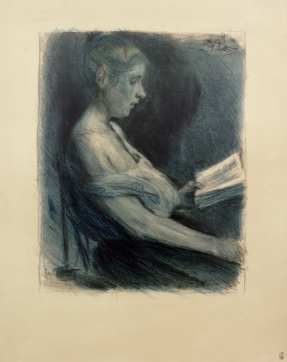 M.Liebermann ، قراءة الفتاة بواسطة ماكس ليبرمان