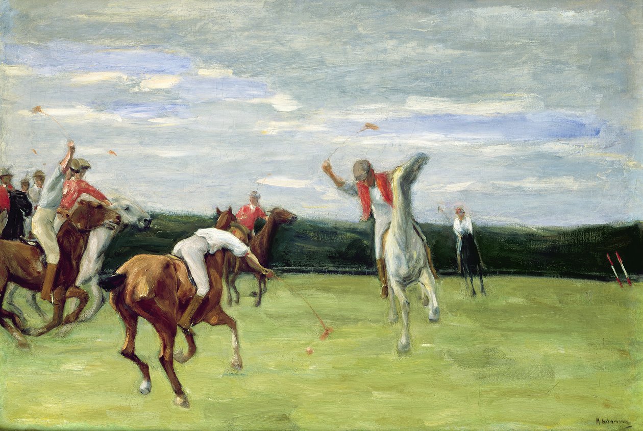 لاعب بولو في Jenischpark ، هامبورغ ، 1903 بواسطة ماكس ليبرمان