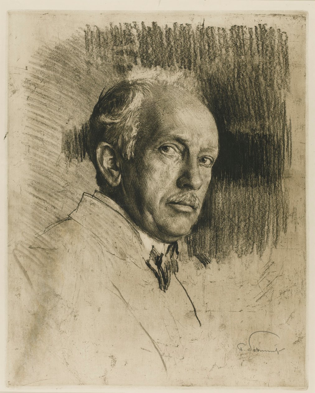 صورة الملحن ريتشارد شتراوس 1864-1949 ، ج. 1914. بواسطة ماكس ليبرمان
