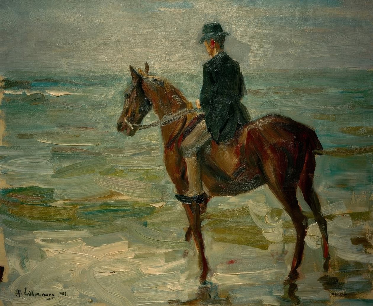 ركاب الخيل إلى اليسار بواسطة ماكس ليبرمان