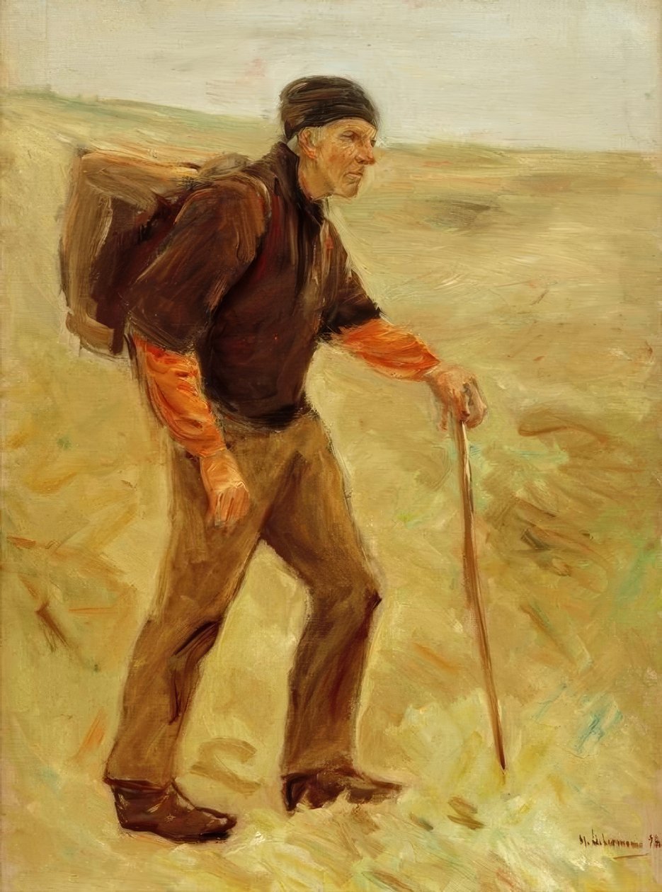 Striding Farmer - (دراسة ، الشكل الكامل) بواسطة ماكس ليبرمان