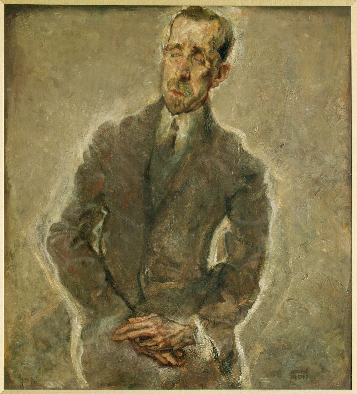 الكاتب هاينريش مان، شقيق توماس مان بواسطة ماكس أوبنهايمر