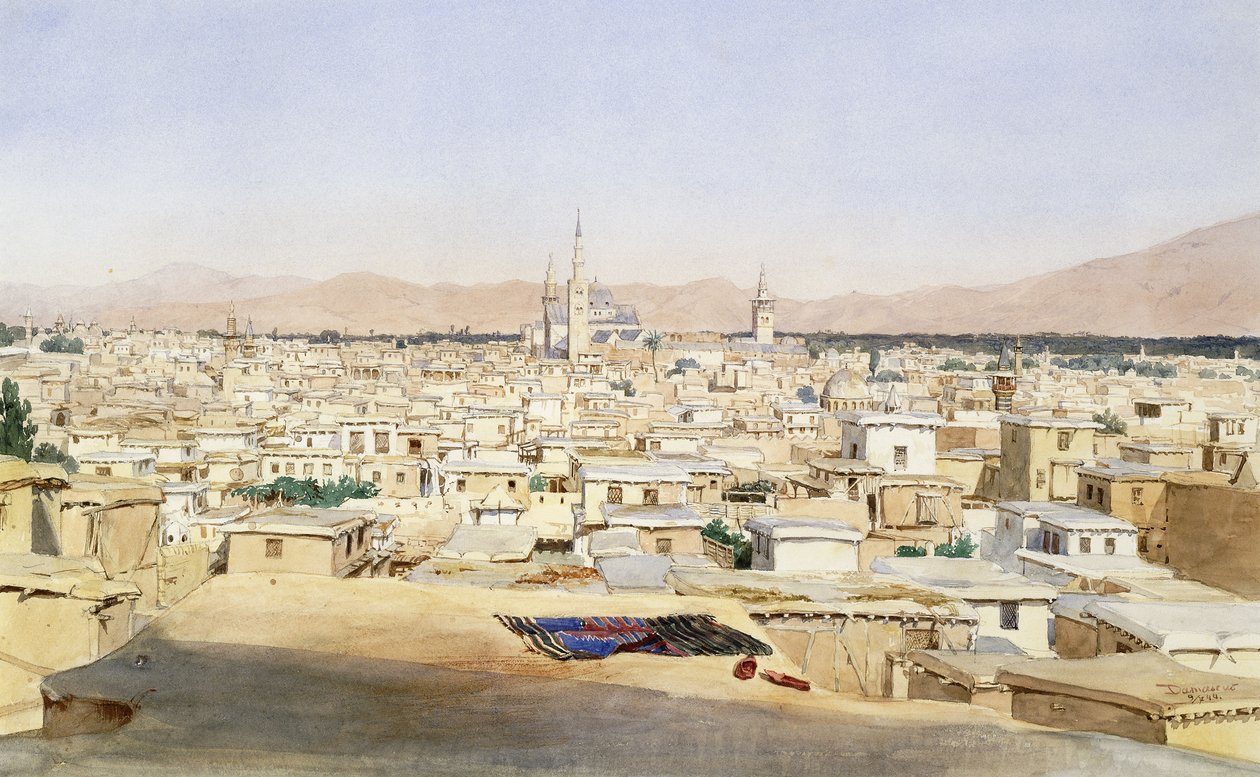 دمشق ، 1844 بواسطة ماكس شميدت