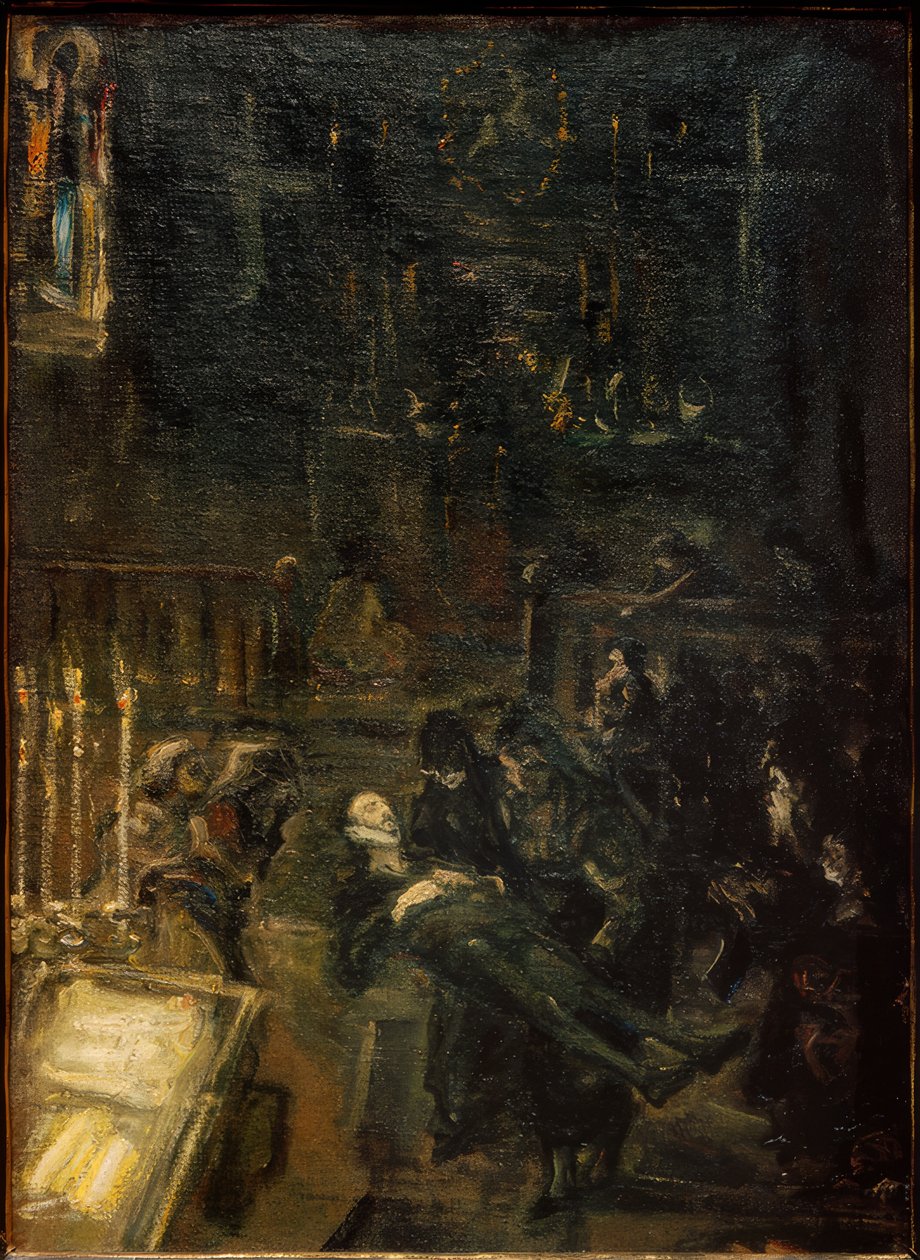 Aufbahrung Don Giovannis بواسطة ماكس Slevogt
