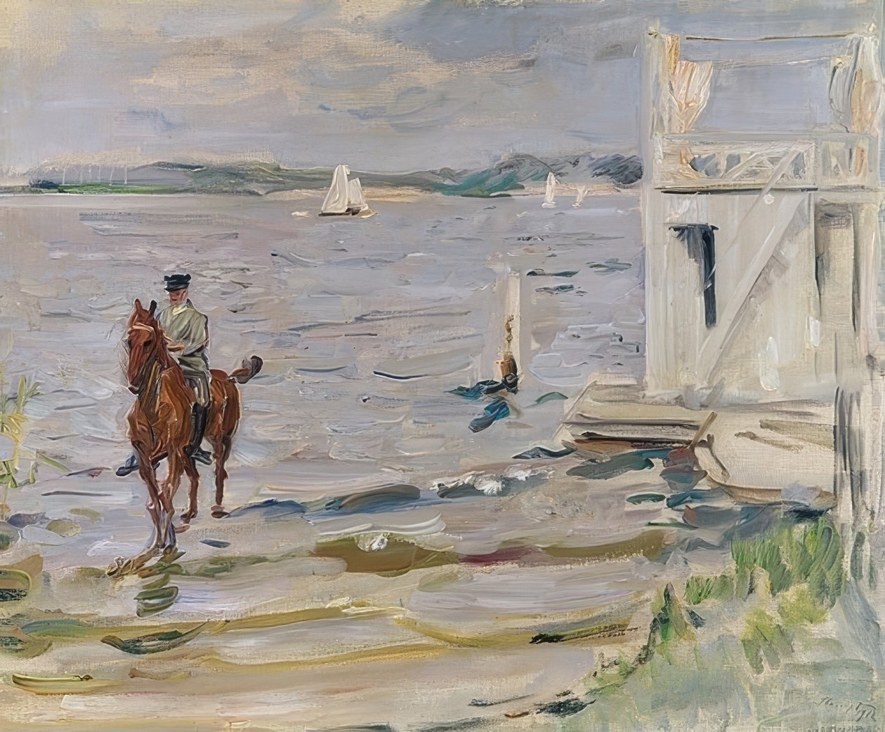 الحمام على هافل. 1912 بواسطة ماكس Slevogt