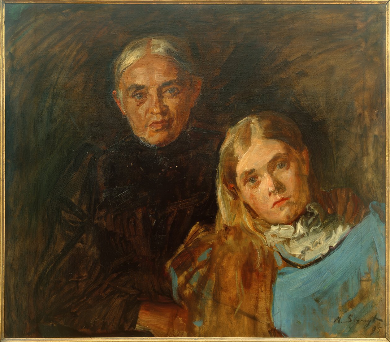 Frau Voll مع ابنته بواسطة ماكس Slevogt