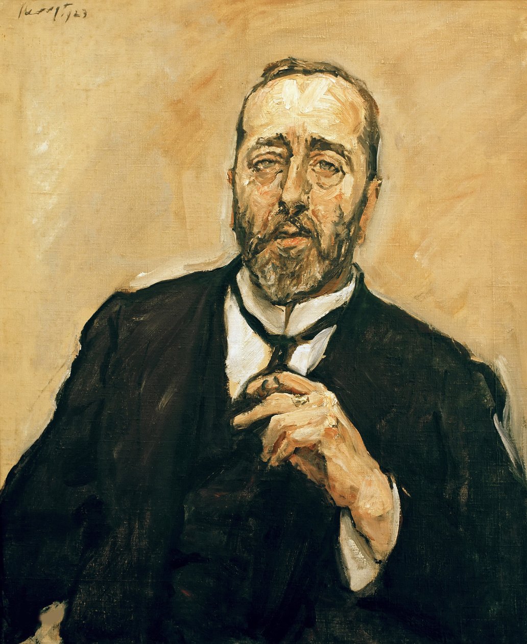 صورة برنهارد ديرنبورغ 1865-1937 ، 1923. بواسطة ماكس Slevogt