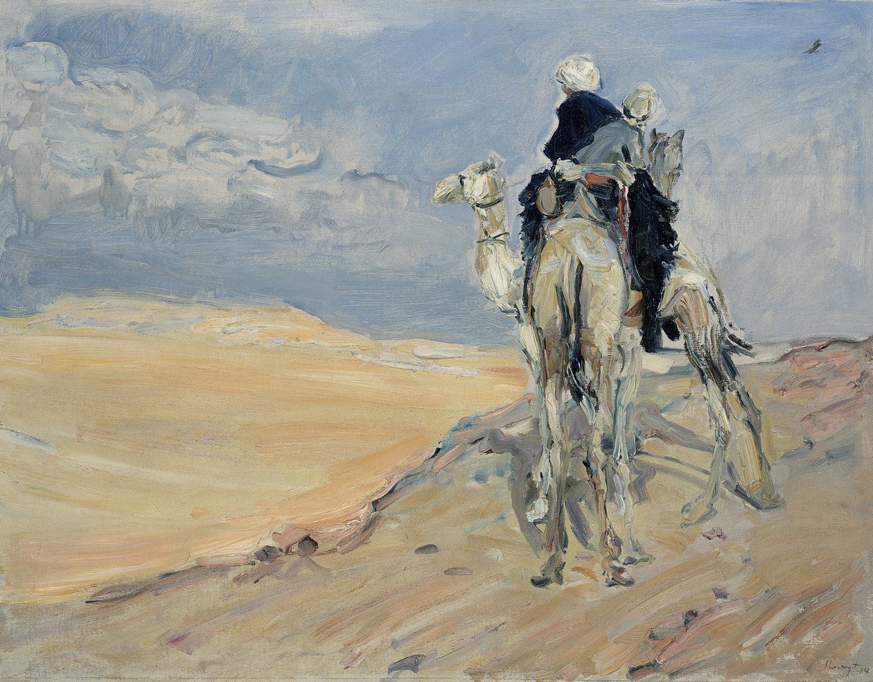 عاصفة رملية في الصحراء الليبية ، 1914 بواسطة ماكس Slevogt