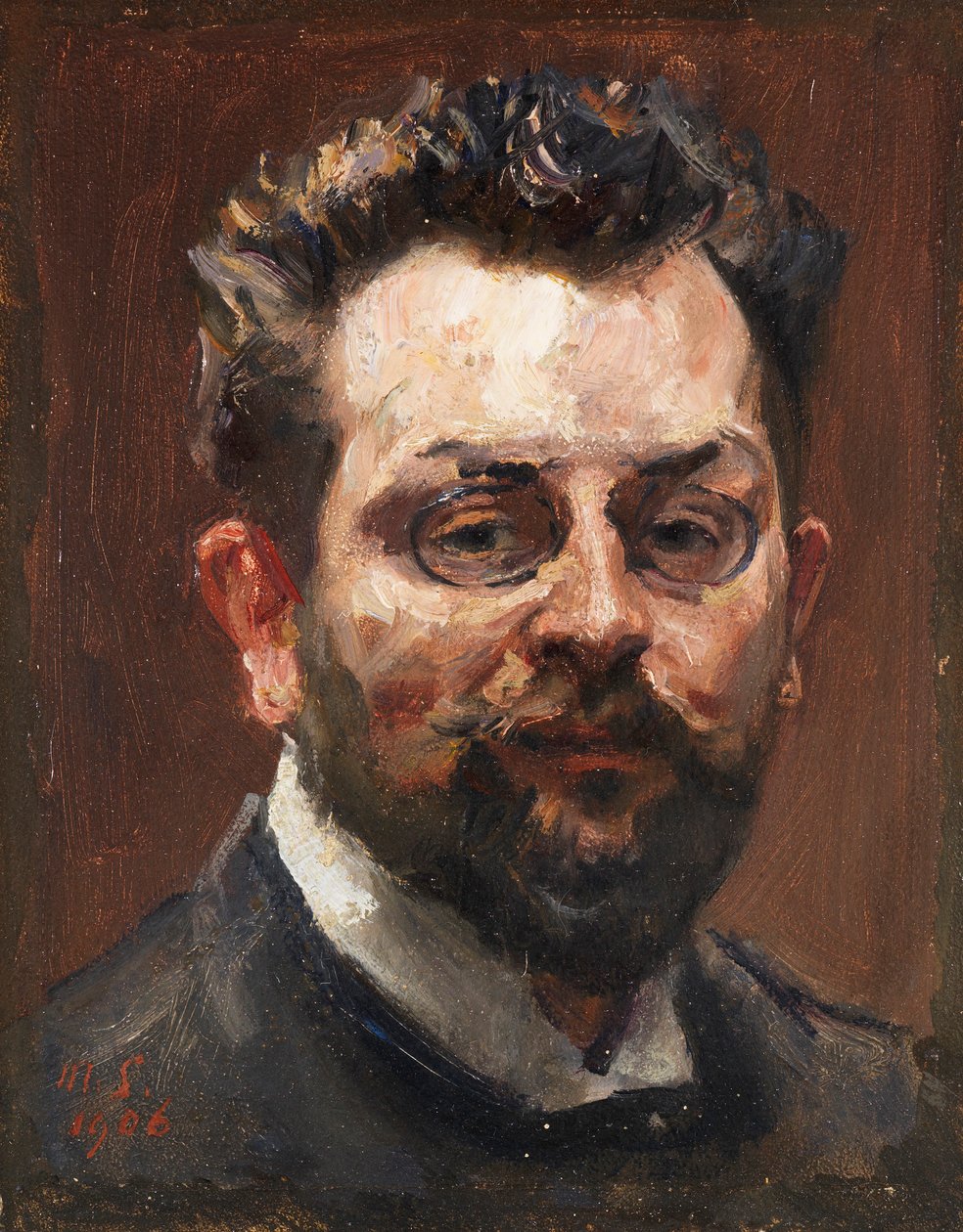 بورتريه ذاتي ، 1906. بواسطة ماكس Slevogt