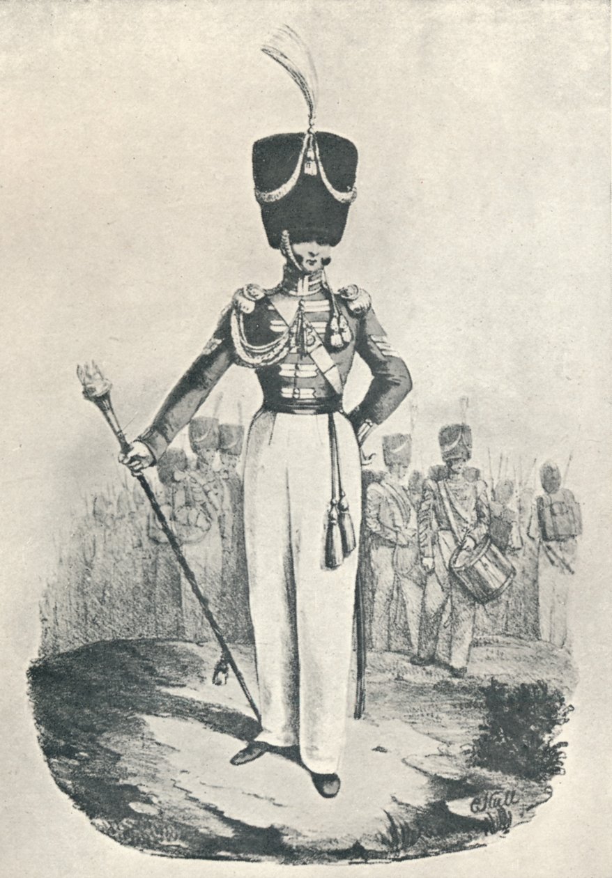 الفوج 87 أو Fusiliers الملكي الأيرلندي ، طبل رائد 1828 ، 1828 1909 بواسطة مكسيم Gauci