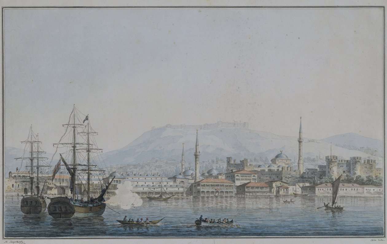 سميرنا ، 1820 بواسطة مكسيم Nikiphorovich Vorobyev