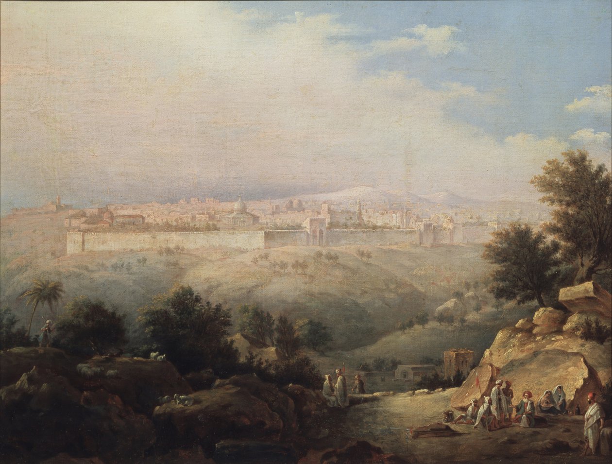 منظر القدس ، 1821 بواسطة مكسيم Nikiphorovich Vorobyev